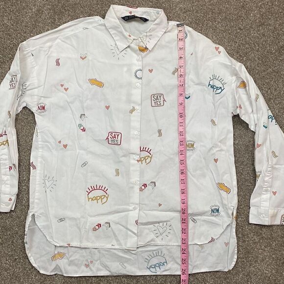 Zara basics women’s oversized button up shirt - Picture 13 of 13